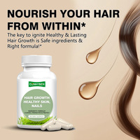 Usine Promouvoir Des Cheveux Sains Peau Ongles Aide Hormone Équilibre Croissance Des Cheveux Vitamines Biotine Supplément Cheveux Vitamines Capsules