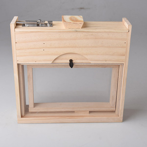 Caja de Observación de Abejas de Madera, <span class=keywords><strong>Colmena</strong></span> Transparente de Pino para Apicultura - Product Image 4