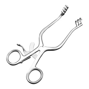 Écarteur mastoïde chirurgical en acier inoxydable, multi-embouts, réglable, à fixation automatique, forceps de rétraction cutanée - Product Image 1