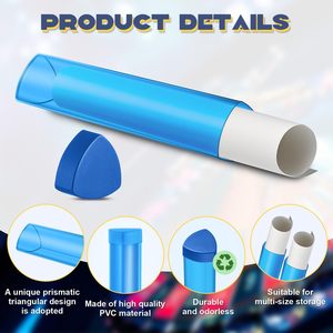 Tube en plastique PC transparent de haute qualité de 41mm de diamètre pour l'emballage d'affichage de petits objets - Product Image 3