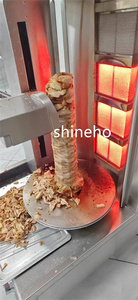 Shineho Bonne Vente Gaz Doner <span class=keywords><strong>Robot</strong></span> Coupe <span class=keywords><strong>Automatique</strong></span> Shawarma <span class=keywords><strong>Kebab</strong></span> Viande <span class=keywords><strong>Kebab</strong></span> Viande Machine De Découpe - Product Image 3