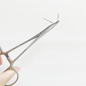 ชุดเข็มเย็บสำหรับผ่าตัดแบบโค้งสแตนเลสพร้อมที่ใส่เข็มสำหรับงานพลาสติกบนใบหน้า - Product Image 5