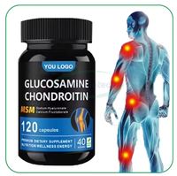 Ausreson OEM Comprimés de Glucosamine Chondroïtine Collagène MSM pour Articulations et Os, Suppléments Halal