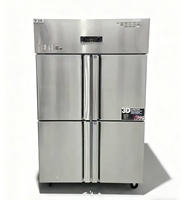 Congélateur multi-portes en acier inoxydable à double température de qualité supérieure, conception antirouille avec technologie Pro Freshness pour une conservation prolongée de la viande