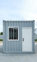 Maison conteneur préfabriquée pliable innovante CCS de 20 pieds, étanche, design moderne, assemblage sur site, panneau sandwich en acier pour