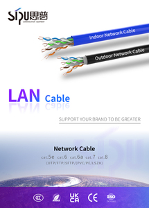 Câble <span class=keywords><strong>Ethernet</strong></span> Sipu Cat6 UTP PVC 6,0 mm 305 m, fabricant du Guangdong, câble LAN <span class=keywords><strong>pour</strong></span> communication réseau, transfert rapide de données - Product Image 2