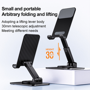 Boneruy support pivotant pour ordinateur portable léger et rétractable support pour <span class=keywords><strong>tablette</strong></span> et téléphone portable support de téléphone de bureau pliable réglable - Product Image 4