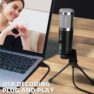 Depusheng A9 Set Microfono a Condensatore USB con Treppiede da Studio per PC, Mobile, Registrazione e Canto dal Vivo - Product Image 3