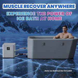 Enfriador de Agua para Baños de Hielo de 1 HP con Filtro Integrado, Control Inteligente por WiFi, 32F-104F, Enfriador de Agua para Inmersión en Frío con Bañera de Hielo para Uso Adulto - Product Image 6