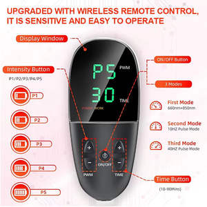 Merican Dual Wave 660nm 850nm LED Light Pad Estera de bienestar de cuerpo completo para la relajación en el hogar - Product Image 5