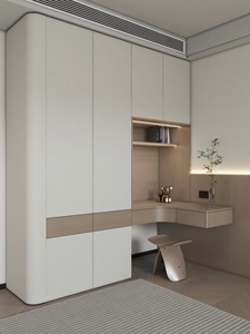 Armario <span class=keywords><strong>de</strong></span> Estilo Moderno Minimalista en Color Crema Personalizable, con Gran Espacio <span class=keywords><strong>de</strong></span> Almacenamiento, Ideal para Apartamentos Familiares - Product Image 4