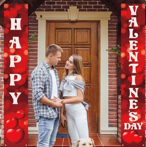 High Quality Digital Festive Celebration Door Flag Valentine's Day Theme Door <b>Curtain</b> Decoration Custom Wholesale - Product Image 5