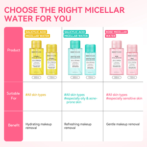 <span class=keywords><strong>Eau</strong></span> <span class=keywords><strong>micellaire</strong></span> démaquillante pour le visage à la <span class=keywords><strong>rose</strong></span> BREYLEE Private Label, nettoyage en profondeur, 150 ml - Product Image 6