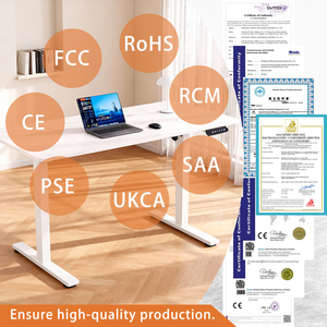 Bureau <span class=keywords><strong>de</strong></span> direction électrique à moteur unique, réglable en hauteur, capacité <span class=keywords><strong>de</strong></span> charge 80 kg, base motorisée pour marques <span class=keywords><strong>de</strong></span> meubles e-commerce (vente en gros) - Product Image 6