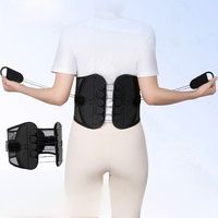 Ceinture Corset Ajustable en Polyester de Haute Qualité avec Système de Poulies – Protection Médicale Professionnelle pour la Décompression Flexible de la Colonne Vertébrale Inférieure