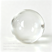 Boule de cristal K9 de grande taille, polie, vierge, de haute qualité, gravée au laser 3D, pour gravure laser, cadeau, événement, YIWU
