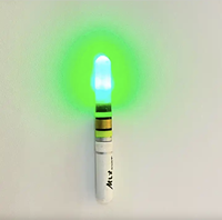 Bâtons lumineux verts et rouges CR322 Starlight Smart LED, flotteurs lumineux, accessoires de pêche de nuit