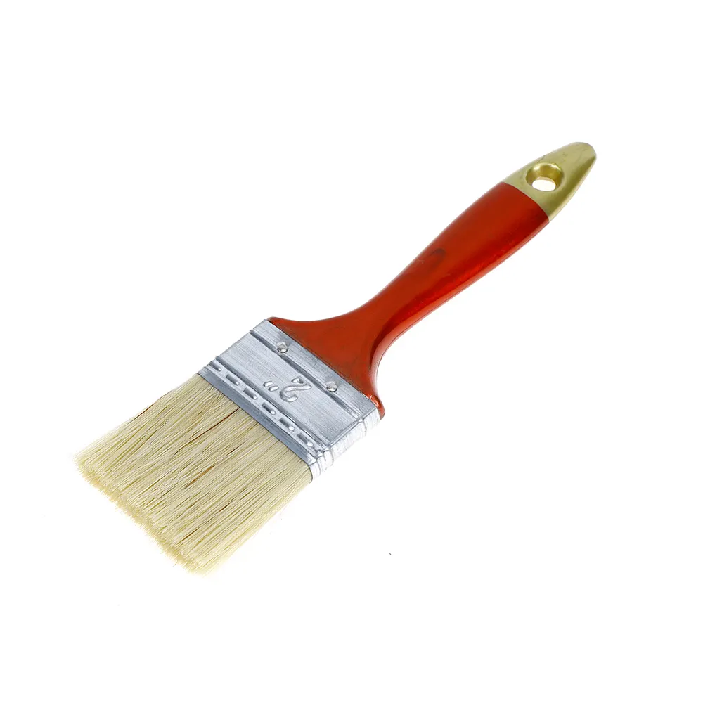 Wholesale New Trends Good Quality Low Price Iron Shell Non-Slip Handle Acrylic Paint Brush For Painting