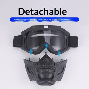 Lunettes de protection contre le vent pour <span class=keywords><strong>moto</strong></span> tout-terrain, pour le ski et la conduite, avec protection contre le sable et <span class=keywords><strong>masque</strong></span> - Product Image 2
