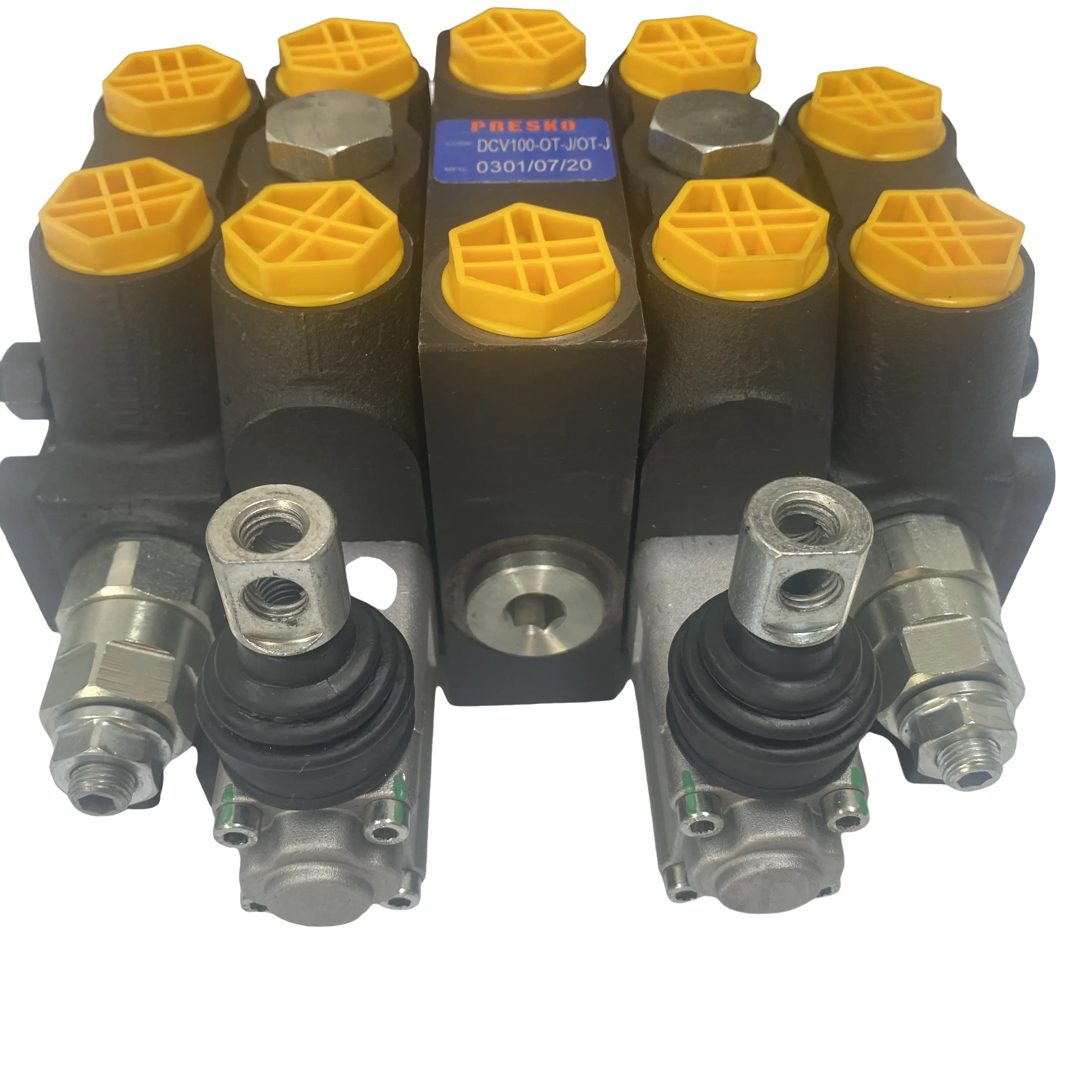 DCV100 Sectional Hydraulic Control Valve Pneumatic Control