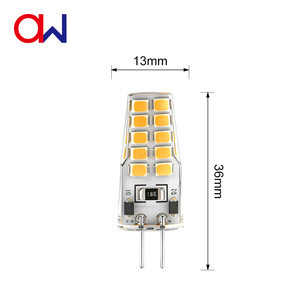 Lámpara LED G4 de 2.1W DC12V sin parpadeo, regulable, lámpara decorativa LED - Product Image 4