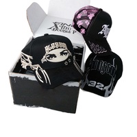 Casquette de baseball G5 noire personnalisée OEM ODM avec puce NFC, logo brodé en daim, ensemble complet, style urbain, respirante et imperméable