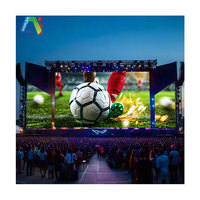 Écran LED Courbé 3D Intérieur/Extérieur à Prix de Gros avec Processeur Vidéo P3.91/P4.81, Écran d'Affichage LED 500x500mm