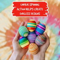Arts et artisanat pour filles et garçons Jouets éducatifs DIY Oeuf de Pâques Squishy Kit de peinture Cadeau pour enfants de 4 5 6 7 8 9 10 ans