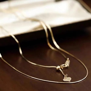 Collar de Plata S925 con Diseño de Cielo Estrellado, Estilo Brillante y Atrevido, Cadena de 45+5cm con Colgante Fino - Product Image 1