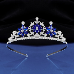 Korean Style <strong>Kids</strong> Snowflake Crown Headwear Fashion Girls Hair Accessories Crystal <strong>Headband</strong> - Product Image 4
