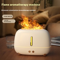Purificateur d'air électrique USB Humidificateur Nouveau diffuseur d'arôme de flamme pour chambre Cross-Border Exclusive Plastic Household Plastic