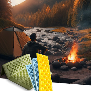 Coussin <span class=keywords><strong>de</strong></span> siège 2CM en mousse IXPE à cellules fermées, imperméable, en aluminium, pour stade, randonnée, camping, extérieur - Product Image 2