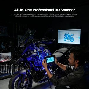 เครียลิตี้ เซอร์มูน พี 1 เครื่องสแกน 3 มิติแบบพกพา เลเซอร์สีน้ำเงิน อินฟราเรด ไร้สาย 6 หน้าจอสัมผัส สำหรับการสแกนยานยนต์ - Product Image 5