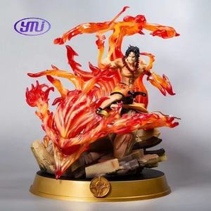 One Pieced Anime GK Singularity <span class=keywords><strong>Summit</strong></span> War Ace Fire Fist Ace Modelo Estatua Figura en caja Regalo - Product Image 2