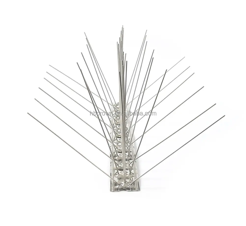 Pacote 10 Pombos e Pequenas Pragas Bird Spikes Kit Controle Pombo Anti Bird Spikes picos do pássaro de aço