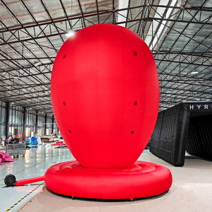 ลูกโป่งรูปหัวใจขนาดใหญ่สำหรับงานกลางแจ้ง ตกแต่งงานปาร์ตี้วันวาเลนไทน์ โฆษณา ของตกแต่ง ทำจากผ้า Oxford PVC รับสั่งทำตามแบบ - Product Image 3