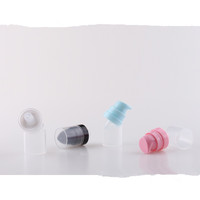 Bouteille Pompe Airless Blanche en Plastique PP 5ml 10ml 15ml 30ml 50ml pour Cosmétiques, Lotion, Sérum, Crème Visage, Fond de Teint, avec Sérigraphie
