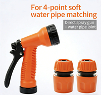 Raccord rapide pour tuyau d'arrosage de jardin en laiton/plastique de marque Bangtuo, 6 mm, 8 mm, sans fuite, pour l'irrigation