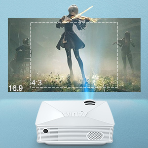 Vente directe d'usine, projecteur LCD 720P à prix avantageux, utilisation domestique, projecteurs de jeux vidéo, GP15 Proyector 4k GP15 - Product Image 4