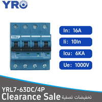 Disjoncteur miniature YRO en stock, protection contre les surintensités et les courts-circuits pour applications à courant continu
