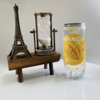 Boisson gazeuse aromatisée à la mangue, faible en calories, étiquette personnalisée, 350 ml, 24 canettes par carton, boisson pour fête d'été, boisson froide asiatique