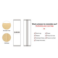 Ensemble de couverts en bois jetables naturels, vaisselle en bois biodégradable, emballés individuellement, disponibles pour les commandes en gros personnalisées