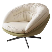 Chaise de canapé simple de luxe de conception moderne célèbre d'Internet pouf de princesse pour détendre pour le balcon d'étude de salon de famille