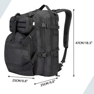 Bolsa de Almacenamiento para Casco de Ciclismo de Gran Capacidad, Bolsa para Casco de Motocicleta Molle con USB - Product Image 2