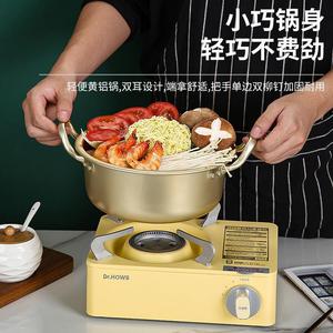 Korean Style Aluminum Soup <b>Pot</b> 1.1L-2L <b>Large</b> Capacity Double Handle With Lid Household Cooking <b>Pot</b> - Product Image 3