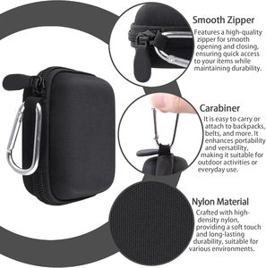 Étui de transport portable en EVA avec mousqueton pour écouteurs SHOKZ <span class=keywords><strong>OpenFit</strong></span> Pro Open-Ear - Product Image 5