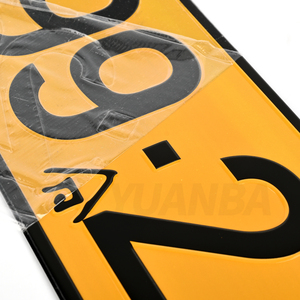 <span class=keywords><strong>Film</strong></span> réfléchissant 3D de qualité supérieure, aluminium, acier inoxydable, plaque d'immatriculation personnalisée pour voiture, moto, Euro, Japon, Royaume-Uni, Afrique, RDC, <span class=keywords><strong>Congo</strong></span> - Product Image 6