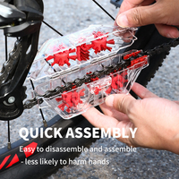 Kit de nettoyage de chaîne de vélo, brosses et outils de lavage pour VTT