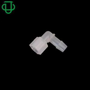 Conector de Codo de Plástico PP JU de 1/8 NPT a 8.0mm con Rosca Interna de 90 Grados - Product Image 1