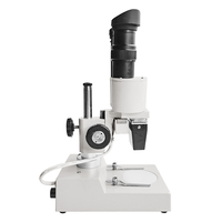 SHUNMA Hot Sales S-10-2L 20or40X Student Laboratory Optical Stereo Microscope with Upper and Lower Light Sources